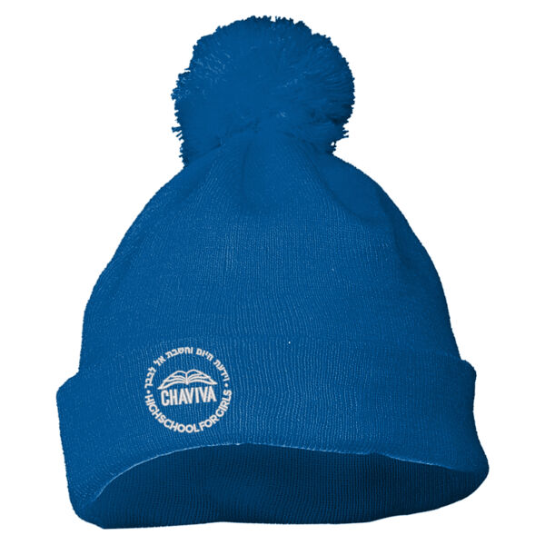 Augusta Sportswear Pom Beanie - Embroidered Logo Thumbnail