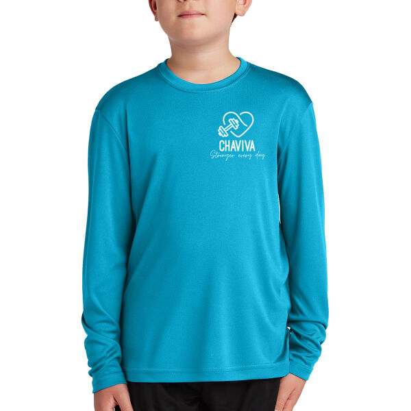 Sport-Tek Youth Long Sleeve PosiCharge Competitor Tee - Printed Logo Thumbnail