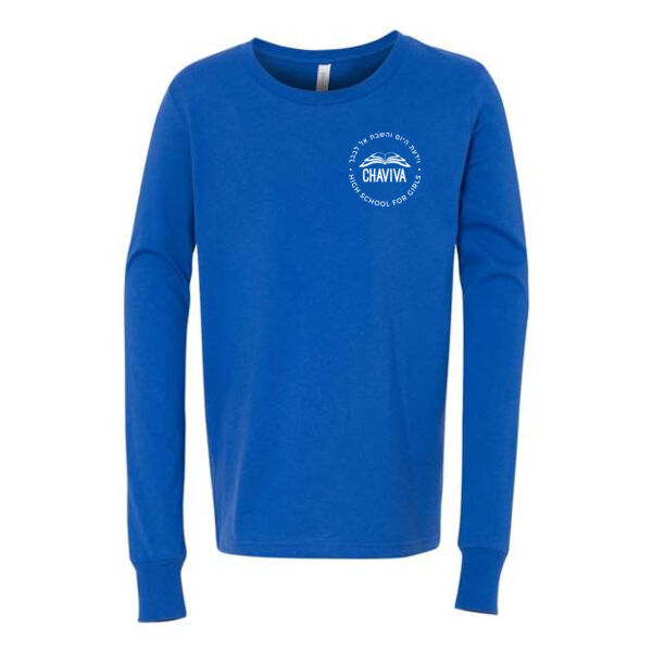 Bella & Canvas Youth Jersey Long Sleeve Tee - Printed Logo Thumbnail