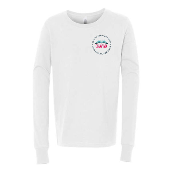 Bella & Canvas Youth Jersey Long Sleeve Tee - Printed Logo Thumbnail