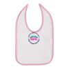 Infant Contrast Trim Premium Jersey Bib Thumbnail