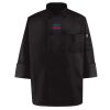 Black Knot Button Chef Coat Thumbnail